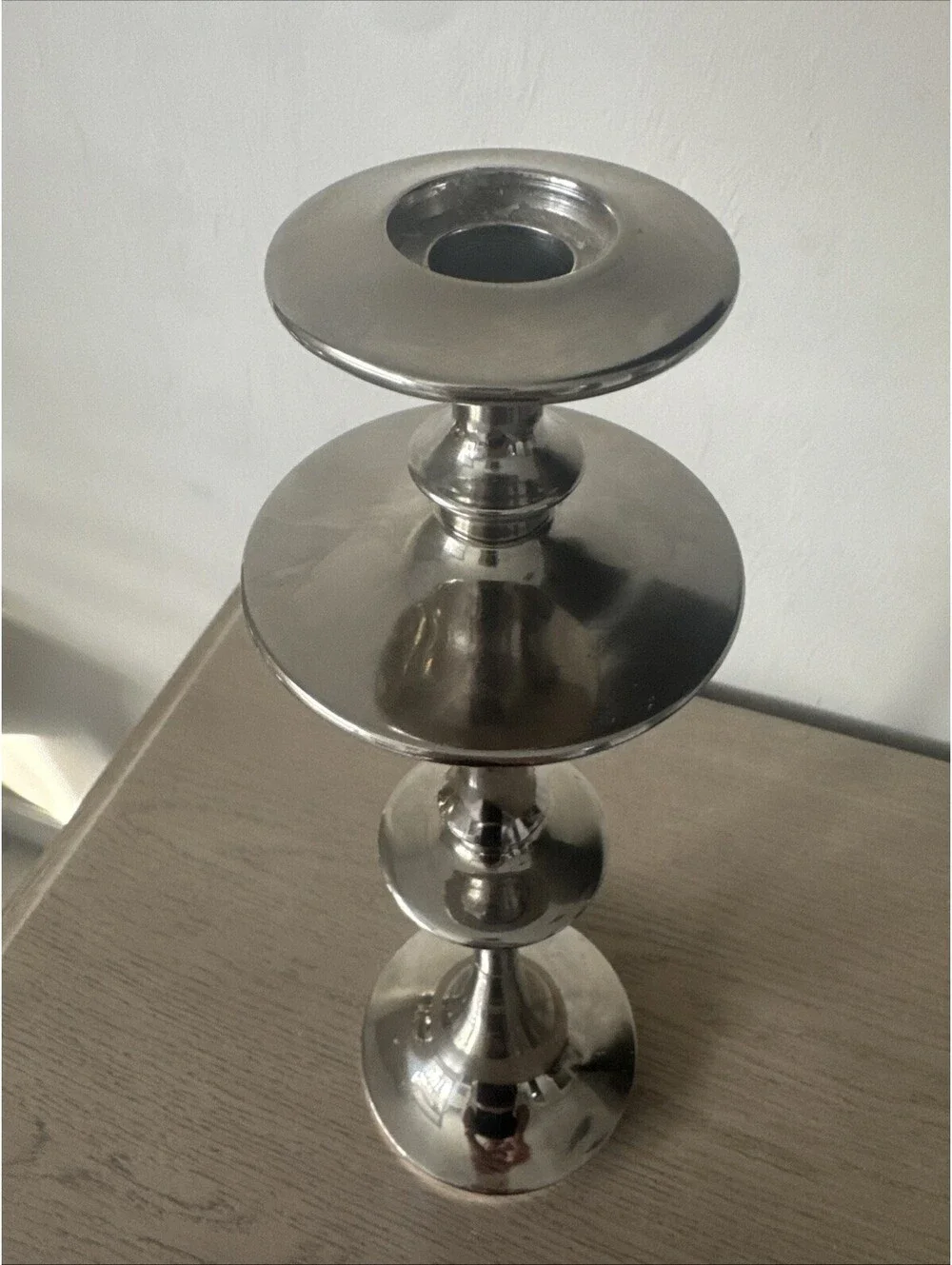 Silver Plated Candle Stick Taper Holder Decor Church Home